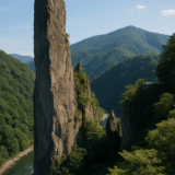 天と地を貫く奇岩の絶景｜馬仙峡（岩手県二戸市）