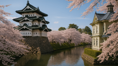 【弘前観光ガイド】弘前城・桜・歴史散策を満喫！青森・津軽の魅力をたどる旅